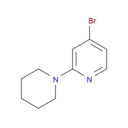 Aobchem&nbsp;4-Bromo-2-piperidinopyridine | ≥97% | CAS 24255-98-9 | C10H13BrN2 | 500mg