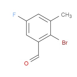 Aobchem&nbsp;2-Bromo-5-fluoro-3-methylbenzaldehyde | ≥95% | CAS 1799977-88-0 | C8H6BrFO | 500mg