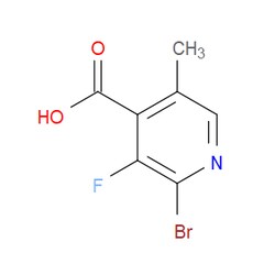 Aobchem&nbsp;2-Bromo-3-fluoro-5-methylisonicotinic acid | ≥97% | CAS 2932438-96-3 | C7H5BrFNO2 | 250mg