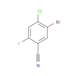 Aobchem&nbsp;5-Bromo-4-chloro-2-fluorobenzonitrile | ≥97% | CAS 1824089-00-0 | C7H2BrClFN | 500mg