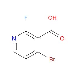 Aobchem&nbsp;4-Bromo-2-fluoronicotinic acid | ≥97% | CAS 1256790-84-7 | C6H3BrFNO2 | 1g