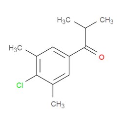 Aobchem&nbsp;1-(4-Chloro-3 5-dimethylphenyl)-2-methyl-1-propanone | ≥95% | CAS 1443304-63-9 | C12H15ClO | 250mg