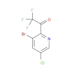 Aobchem&nbsp;1-(3-Bromo-5-chloropyridin-2-yl)-2 2 2-trifluoroethanone | ≥97% | CAS 2231674-22-7 | C7H2BrClF3NO | 1g
