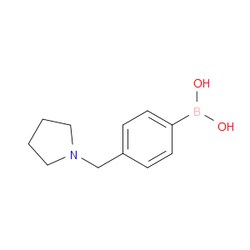 Aobchem&nbsp;4-(Pyrrolidin-1-ylmethyl)phenylboronic acid | ≥95% | CAS 1036991-20-4 | C11H16BNO2 | 250mg