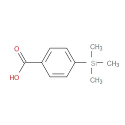Aobchem&nbsp;4-(Trimethylsilyl)benzoic acid | ≥97% | CAS 15290-29-6 | C10H14O2Si | 500mg