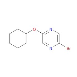 Aobchem&nbsp;2-Bromo-5-(cyclohexyloxy)pyrazine | ≥97% | CAS 1086382-88-8 | C10H13BrN2O | 1g