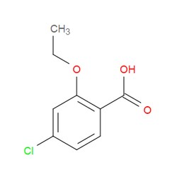 Aobchem&nbsp;4-Chloro-2-ethoxybenzoic acid | ≥97% | CAS 1195264-76-6 | C9H9ClO3 | 500mg