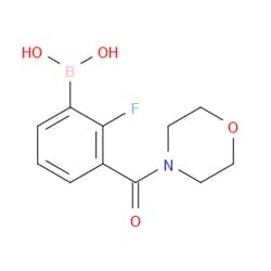 Aobchem&nbsp;2-Fluoro-3-(morpholine-4-carbonyl)phenylboronic acid | ≥97% | CAS 1704074-05-4 | C11H13BFNO4 | 250mg