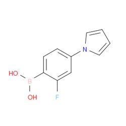 Aobchem&nbsp;(2-Fluoro-4-(1H-pyrrol-1-yl)phenyl)boronic acid | ≥97% | CAS 2225179-24-6 | C10H9BFNO2 | 500mg