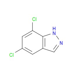 Aobchem&nbsp;5 7-Dichloro-1H-indazole | ≥95% | CAS 50477-27-5 | C7H4Cl2N2 | 250mg