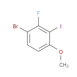 Aobchem&nbsp;1-Bromo-2-fluoro-3-iodo-4-methoxybenzene | ≥97% | CAS 1628450-73-6 | C7H5BrFIO | 500mg