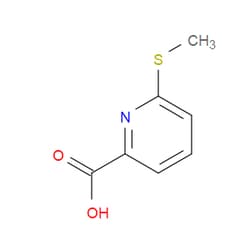 Aobchem&nbsp;6-(Methylthio)picolinic acid | ≥97% | CAS 74470-26-1 | C7H7NO2S | 500mg