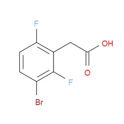 Aobchem&nbsp;2-(3-Bromo-2 6-difluorophenyl)acetic acid | ≥95% | CAS 1250443-19-6 | C8H5BrF2O2 | 1g