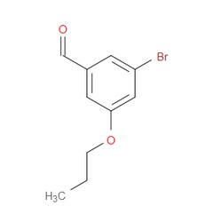 Aobchem&nbsp;3-Bromo-5-propoxybenzaldehyde | ≥97% | CAS 1579943-30-8 | C10H11BrO2 | 250mg