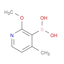 Aobchem&nbsp;2-METHOXY-4-METHYL-3-PYRIDINYLBORONIC ACID | ≥97% | CAS 1029654-21-4 | C7H10BNO3 | 250mg