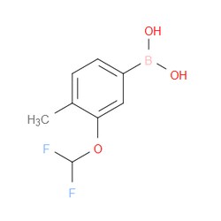 Aobchem&nbsp;3-(Difluoromethoxy)-4-methylphenylboronic acid | ≥97% | CAS 958451-74-6 | C8H9BF2O3 | 1g
