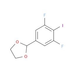 Aobchem&nbsp;2-(3 5-Difluoro-4-iodophenyl)-1 3-dioxolane | ≥95% | CAS 357166-63-3 | C9H7F2IO2 | 500mg
