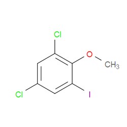 Aobchem&nbsp;1 5-Dichloro-3-iodo-2-methoxybenzene | ≥97% | CAS 60633-27-4 | C7H5Cl2IO | 500mg