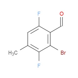 Aobchem&nbsp;2-Bromo-3 6-difluoro-4-methylbenzaldehyde | ≥95% | CAS 3033705-19-7 | C8H5BrF2O | 250mg