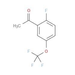 Aobchem&nbsp;1-[2-Fluoro-5-(trifluoromethoxy)phenyl]ethanone | ≥95% | CAS 1532864-35-9 | C9H6F4O2 | 500mg