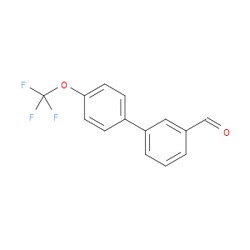 Aobchem&nbsp;4 -Trifluoromethoxy-biphenyl-3-carbaldehyde | ≥95% | CAS 675596-34-6 | C14H9F3O2 | 1g