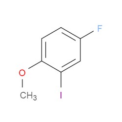 Aobchem&nbsp;4-Fluoro-2-iodoanisole | ≥95% | CAS 3824-22-4 | C7H6FIO | 250mg