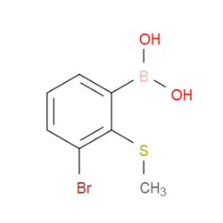 Aobchem&nbsp;3-Bromo-2-(methylthio)phenylboronic acid | ≥97% | CAS 2121513-98-0 | C7H8BBrO2S | 1g