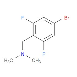 Aobchem&nbsp;4-Bromo-2 6-diflluoro-N N-dimethyl-benzenemethanamine | ≥97% | CAS 1247006-25-2 | C9H10BrF2N | 500mg