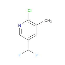 Aobchem&nbsp;2-Chloro-5-difluoromethyl-3-methylpyridine | ≥97% | CAS 1386986-17-9 | C7H6ClF2N | 1g