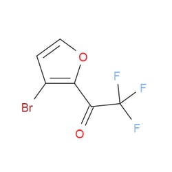 Aobchem&nbsp;1-(3-Bromofuran-2-yl)-2 2 2-trifluoroethanone | ≥95% | CAS 1343152-18-0 | C6H2BrF3O2 | 1g