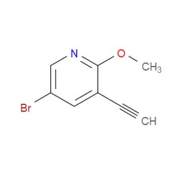 Aobchem&nbsp;5-Bromo-3-ethynyl-2-methoxypyridine | ≥95% | CAS 1256817-16-9 | C8H6BrNO | 250mg