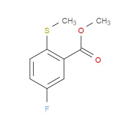 Aobchem&nbsp;Methyl 5-fluoro-2-(methylthio)benzoate | ≥97% | CAS 1879026-30-8 | C9H9FO2S | 1g