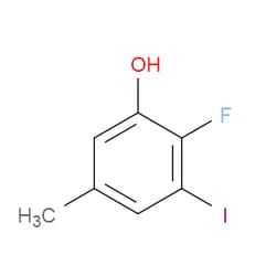 Aobchem&nbsp;2-Fluoro-3-iodo-5-methylphenol | ≥97% | CAS 2387368-31-0 | C7H6FIO | 1g