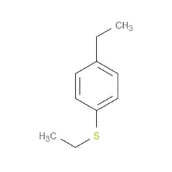 Aobchem&nbsp;1-Ethyl-4-(ethylthio)benzene | ≥97% | CAS 22905-10-8 | C10H14S | 500mg