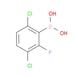 Aobchem&nbsp;3 6-Dichloro-2-fluorophenylboronic acid | ≥97% | CAS 2377605-67-7 | C6H4BCl2FO2 | 250mg
