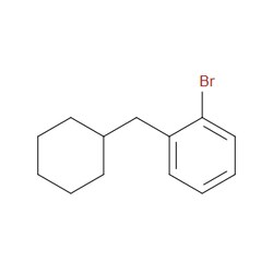 Aobchem&nbsp;1-Bromo-2-(cyclohexylmethyl)benzene | ≥97% | CAS 1781176-50-8 | C13H17Br | 250mg