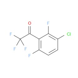 Aobchem&nbsp;1-(3-Chloro-2 6-difluorophenyl)-2 2 2-trifluoroethanone | ≥97% | CAS 1208077-28-4 | C8H2ClF5O | 500mg