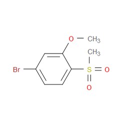 Aobchem&nbsp;4-Bromo-2-methoxy-1-(methylsulfonyl)benzene | ≥97% | CAS 1095544-87-8 | C8H9BrO3S | 250mg