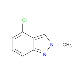 Aobchem&nbsp;4-Chloro-2-methyl-2H-indazole | ≥97% | CAS 162502-54-7 | C8H7ClN2 | 250mg