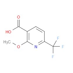 Aobchem&nbsp;2-Methoxy-6-(trifluoromethyl)nicotinic acid | ≥95% | CAS 916160-41-3 | C8H6F3NO3 | 500mg