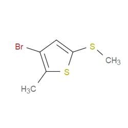 Aobchem&nbsp;3-Bromo-2-methyl-5-(methylthio)thiophene | ≥97% | CAS 50774-84-0 | C6H7BrS2 | 500mg