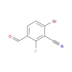 Aobchem&nbsp;6-Bromo-2-fluoro-3-formylbenzonitrile | ≥95% | CAS 2090659-27-9 | C8H3BrFNO | 250mg