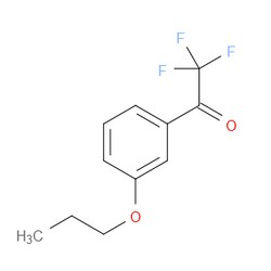 Aobchem&nbsp;2 2 2-Trifluoro-1-(3-propoxyphenyl)ethanone | ≥97% | CAS 1443352-74-6 | C11H11F3O2 | 250mg