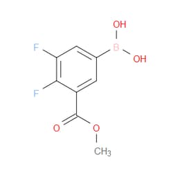 Aobchem&nbsp;3 4-Difluoro-5-(methoxycarbonyl)phenylboronic acid | ≥97% | CAS 1217500-74-7 | C8H7BF2O4 | 250mg