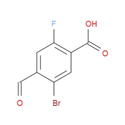 Aobchem&nbsp;5-Bromo-2-fluoro-4-formylbenzoic acid | ≥95% | CAS 2384002-65-5 | C8H4BrFO3 | 500mg
