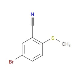 Aobchem&nbsp;5-Bromo-2-(methylthio)benzonitrile | ≥97% | CAS 391200-05-8 | C8H6BrNS | 1g