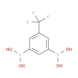 Aobchem&nbsp;5-Trifluoromethyl-1 3-phenylenediboronic acid | ≥95% | CAS 913835-35-5 | C7H7B2F3O4 | 250mg