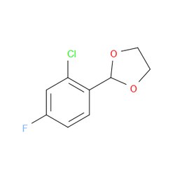 Aobchem&nbsp;2-(2-Chloro-4-fluorophenyl)-1 3-dioxolane | ≥95% | CAS 773102-07-1 | C9H8ClFO2 | 250mg