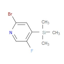 Aobchem&nbsp;2-Bromo-5-fluoro-4-(trimethylsilyl)pyridine | ≥97% | CAS 1935219-03-6 | C8H11BrFNSi | 500mg