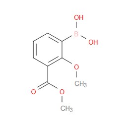 Aobchem&nbsp;2-Methoxy-3-(methoxycarbonyl)phenylboronic acid | ≥97% | CAS 1332637-14-5 | C9H11BO5 | 500mg